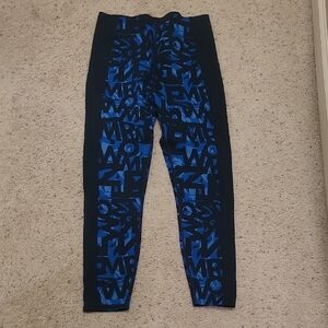 Sweaty Betty Power Leggings in Blue and Black